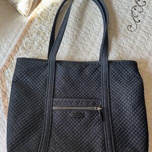 Quilted Vera Bradley Navy Tote Bag
